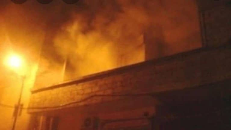 حريق watanserb.com