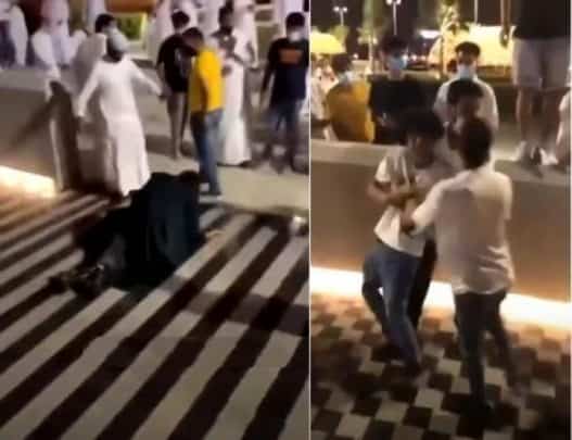 تحرشوا بفتاة وقامت القيامة.. “شاهد” مشاجرة عنيفة في مجمع يو ووك بالرياض هوشة يو ووك watanserb.com