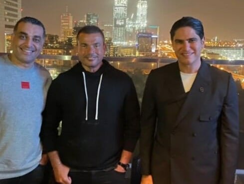 عمرو دياب وابوهشيمة