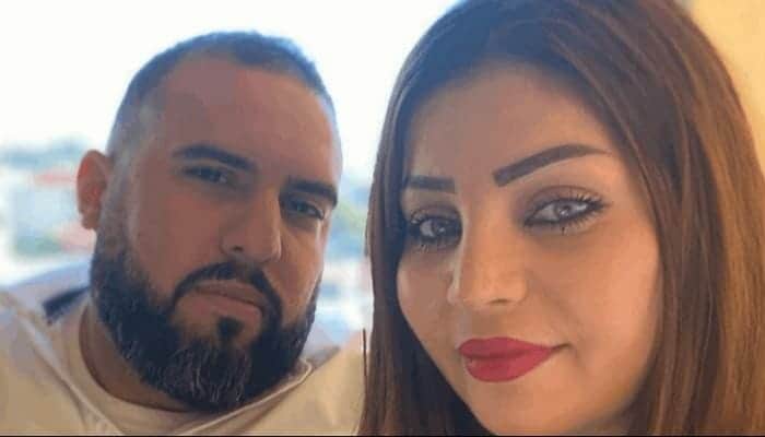 زينة كنجو وزوجها