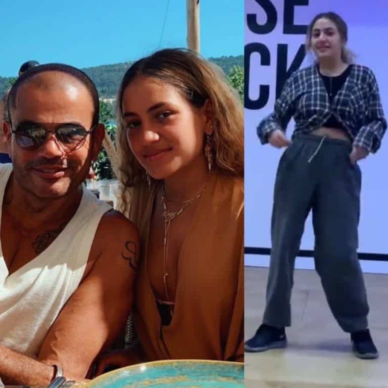 كنزي ابنة الفنان عمرو دياب تواصل الجدل بنشر مقاطع جريئة watanserb.com