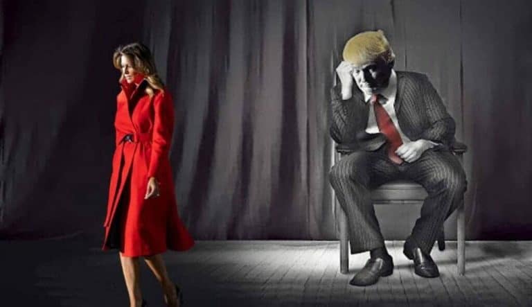 ميلانيا ترامب وزوجها دونالد watanserb.com