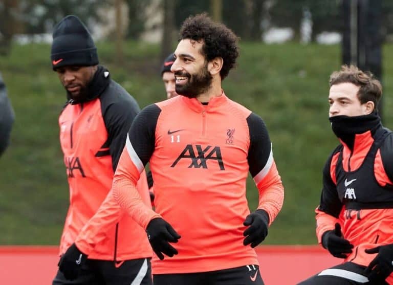 تمرين قاسي لمحمد صلاح على طريقة المشاهير watanserb.com