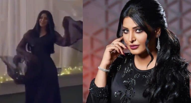 شاهد السعودية ريم عبدالله تثير ضجة واسعة بوصلة رقص لزوجها watanserb.com