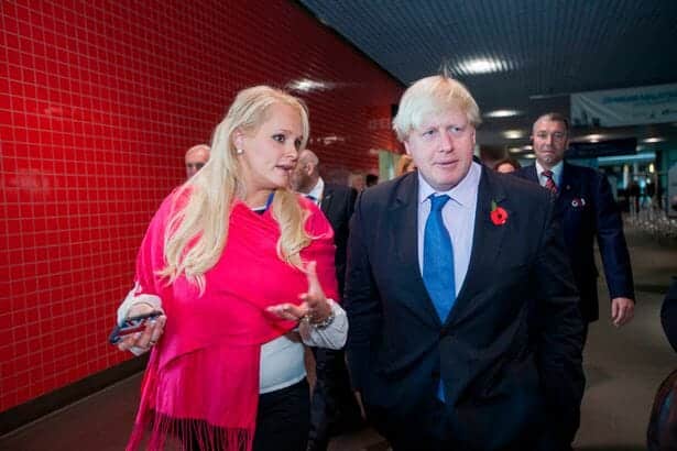 جينيفر أركوري و بوريس جونسون