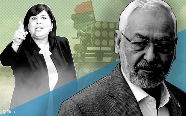 الغنوشي يعاقب عبير موسى بالمنع من الالتحاق بأعمال مكتب البرلمان التونسي watanserb.com