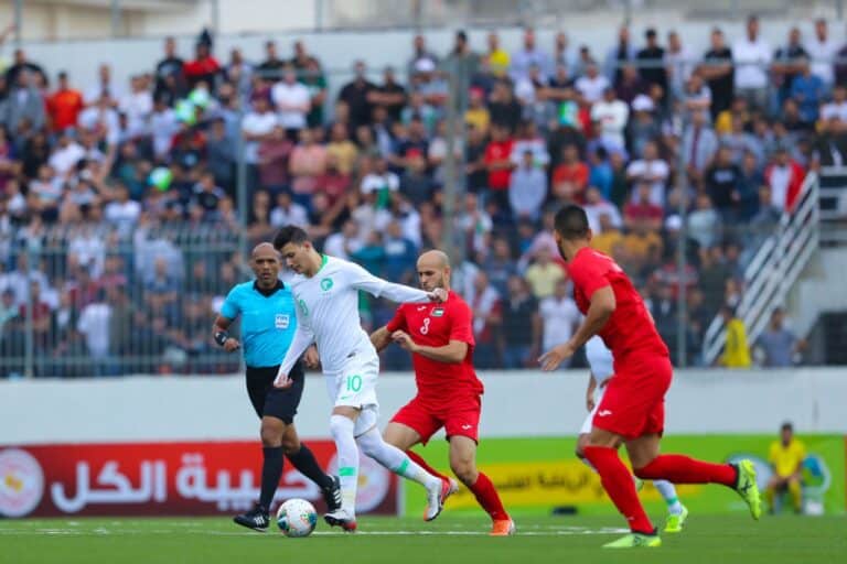 مباراة السعودية وفلسطين watanserb.com