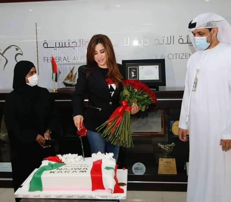 نجوى كرم تحصل على الجنسية الذهبية في الامارات watanserb.com