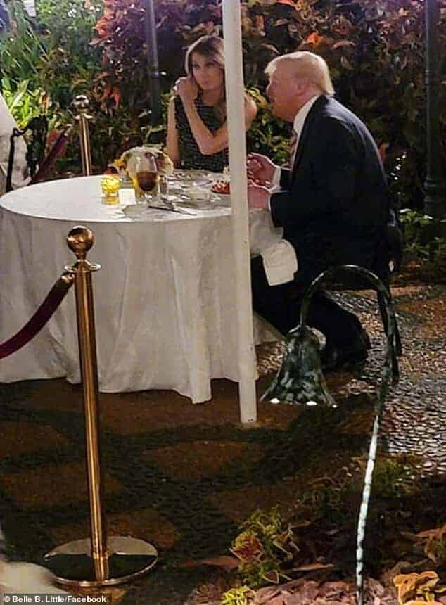 ميلانيا ترامب وزوجها