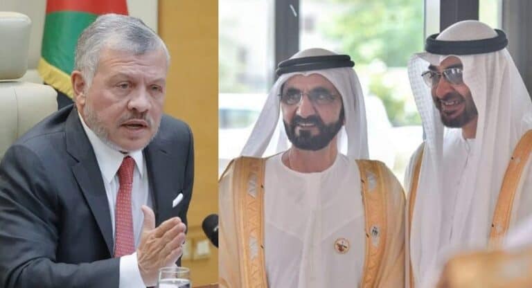 محمد بن راشد يوجه رسالة للملك عبدالله بعدما تآمر على الأردن انتقاماً من الأميرة هيا تقارير اشارت الى ان الإمارات متورطة وعلى علم مسبق بأزمة الأمير حمزة والملك عبدالله watanserb.com