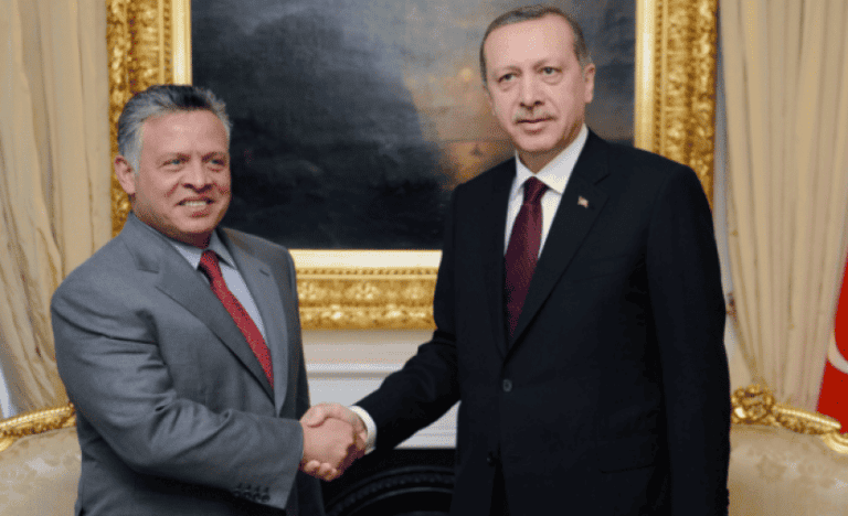 الرئيس التركي وملك الأردن watanserb.com
