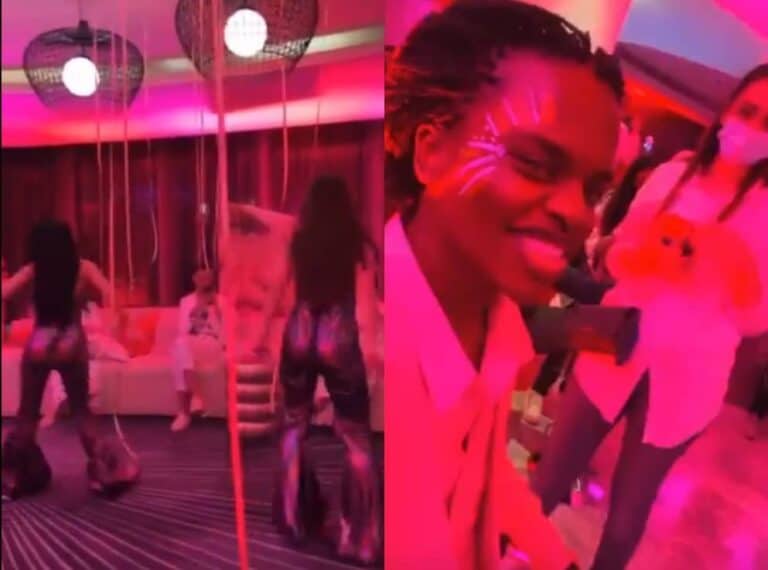 مشاهير السعودية في حفل خادش watanserb.com