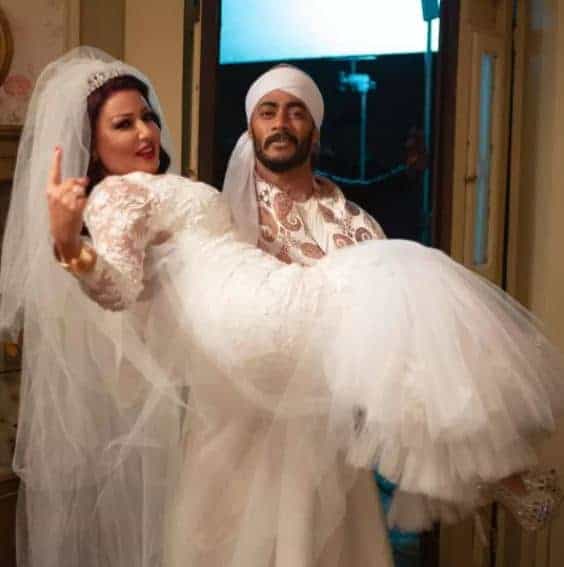 سمية الخشاب ومحمد رمضان 