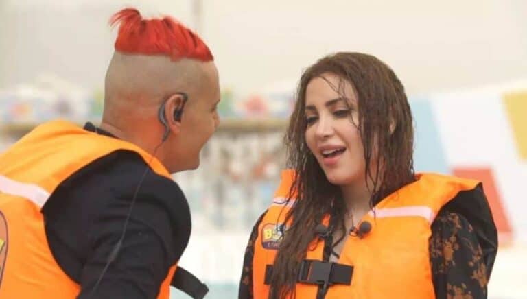 نسرين طافش تغزل بالفنانة نسرين طافش watanserb.com