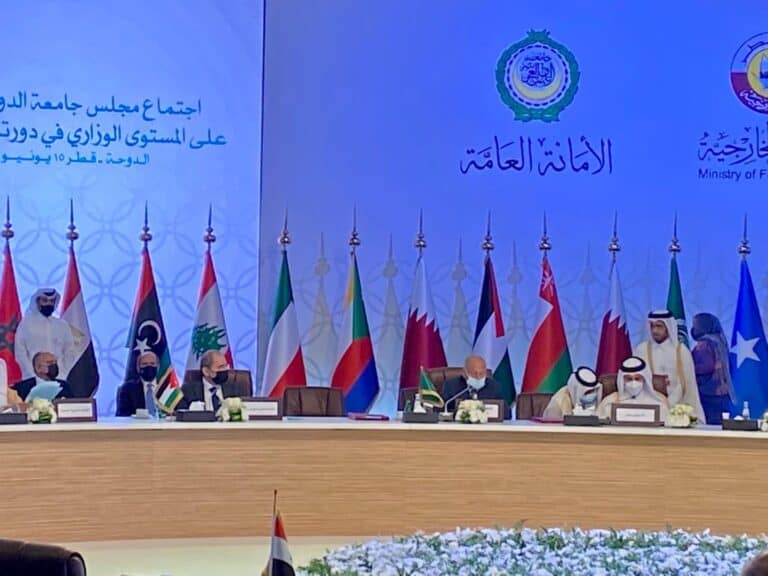 اجتماع الجامعة العربية في الدوحة watanserb.com