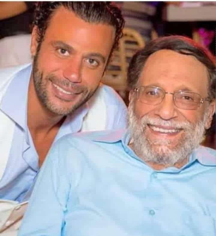 عادل إمام وإبنه محمد 