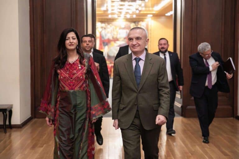 هناء الشوا سفيرة فلسطين في ألبانيا watanserb.com