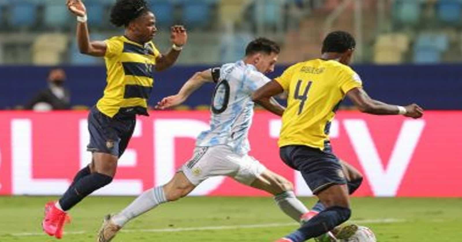 ميسي يقود الأرجنتين إلى نصف نهائي كوبا أمريكا على حساب الإكوادور الأرجنتين والإكوادور watanserb.com