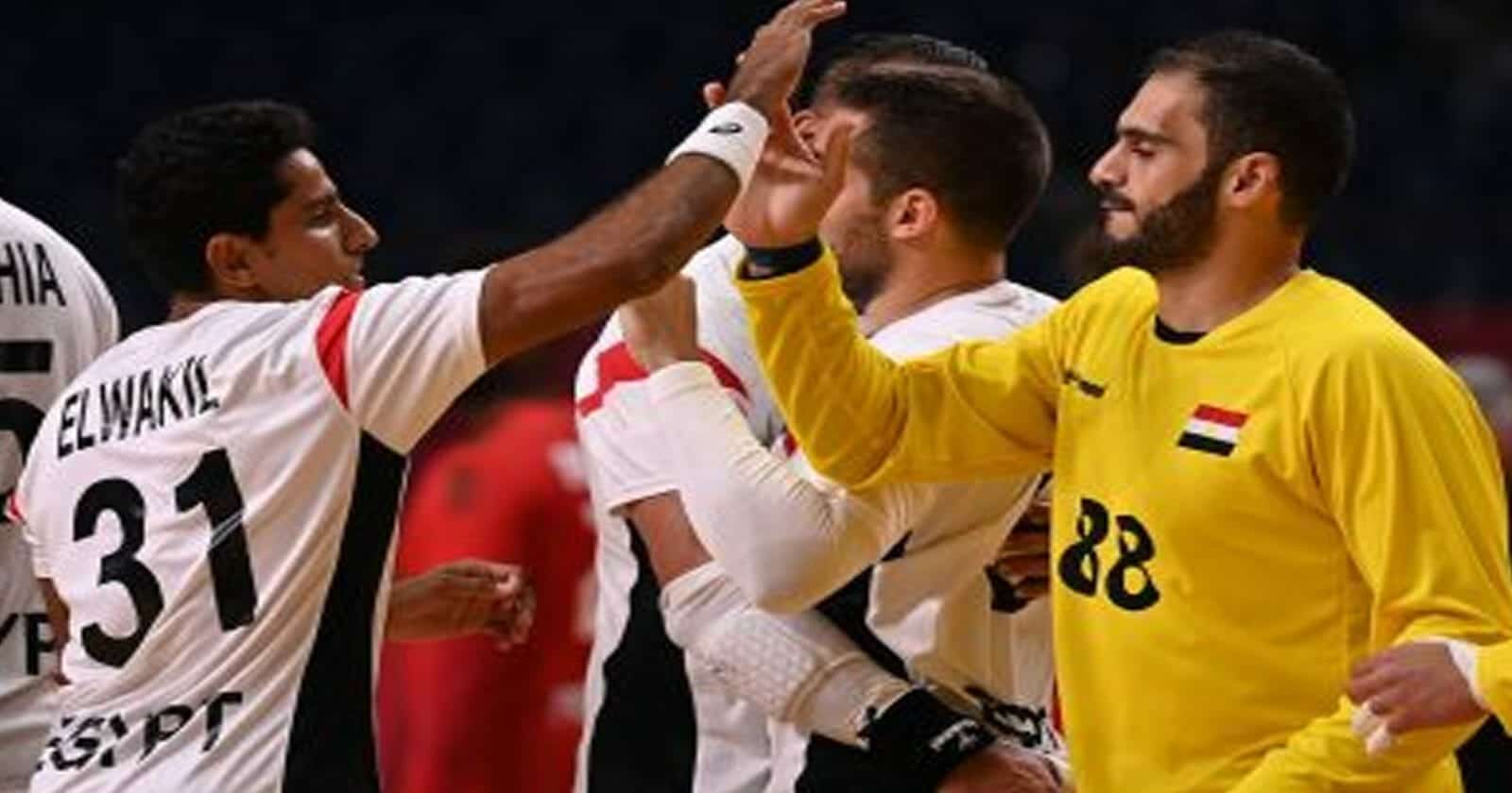 منتخب مصر لكرة اليد يخسر أمام الدنمارك في منافسات أولمبياد طوكيو منتخب مصر والدنمارك watanserb.com