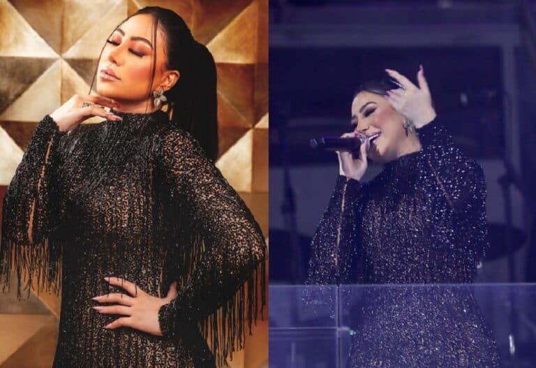 فستان بوسي “الشفاف” يثير ضجة والجمهور: “لا ترتدي تحته شيء”! (شاهد) بوسي في حفل الساحل الشمالي watanserb.com