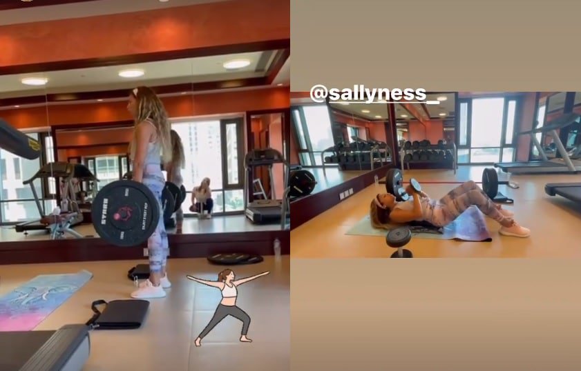 دينا الشربيني في الجيم