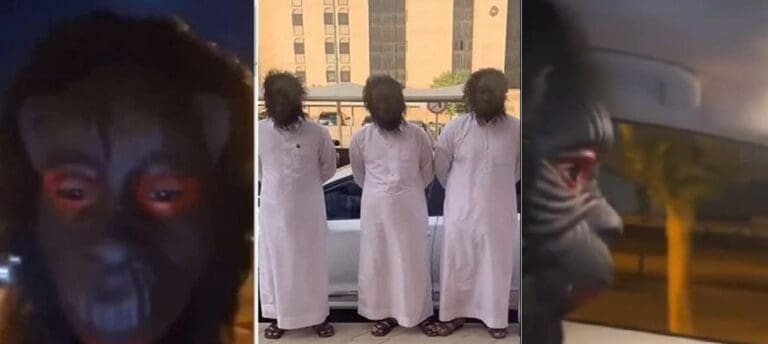 أقنعة قرود ترهب المارة watanserb.com