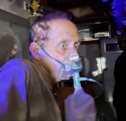 احد ضحايا حريق مستشفى الحسين