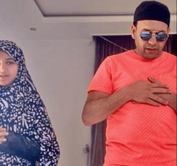 مصطفى قمر وابنته جودي 