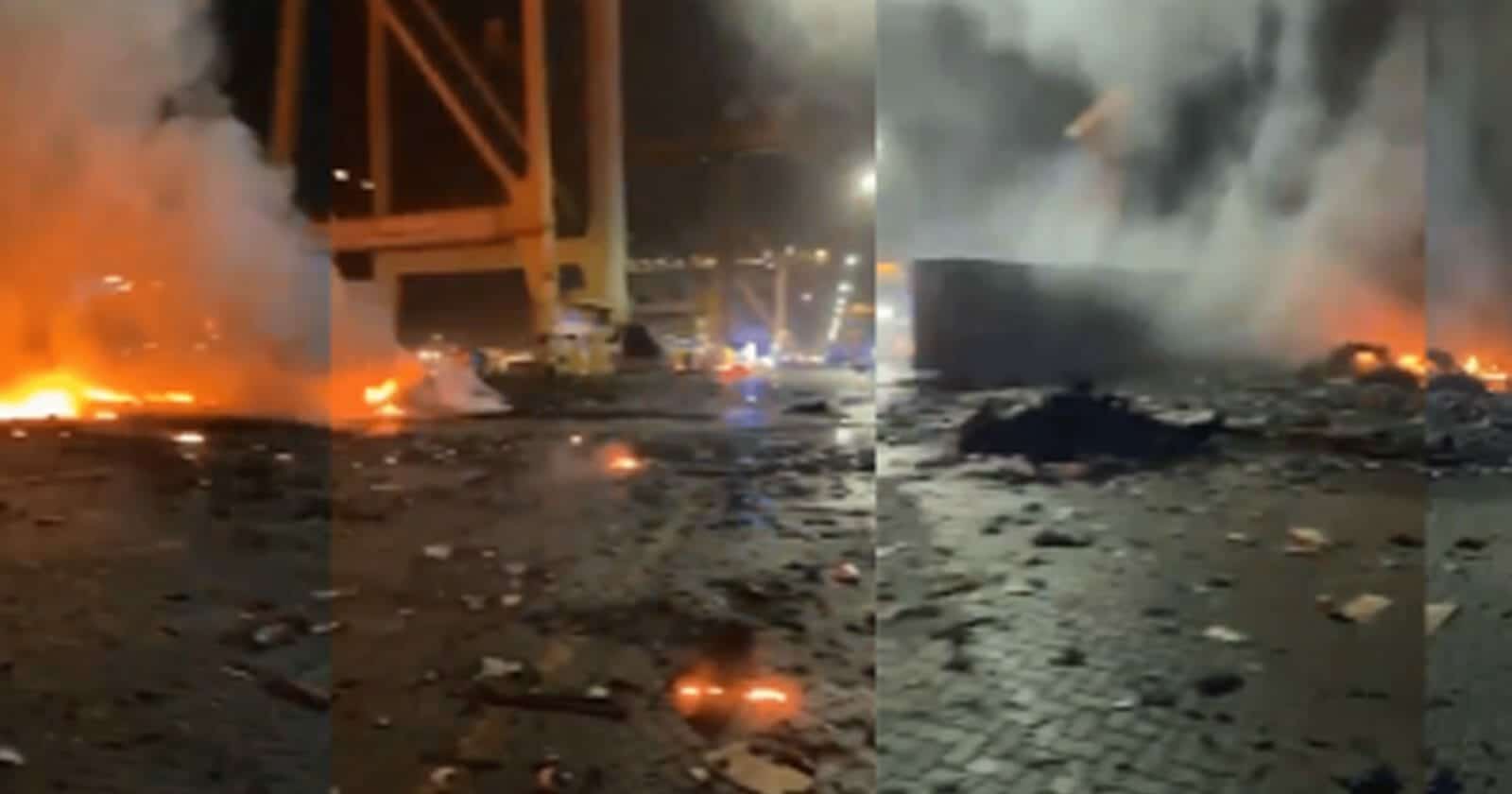 وطن تكشف خفايا انفجار جبل علي الذي استهدف مهندسين إسرائيليين وقتل بعضهم انفجار جبل علي watanserb.com