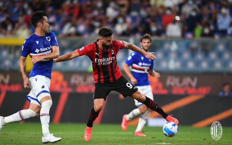 الميلان يهزم سامبدوريا بصعوبة في أولى مواجهاته بالدوري الإيطالي (شاهد) الميلان وسامبدوريا watanserb.com