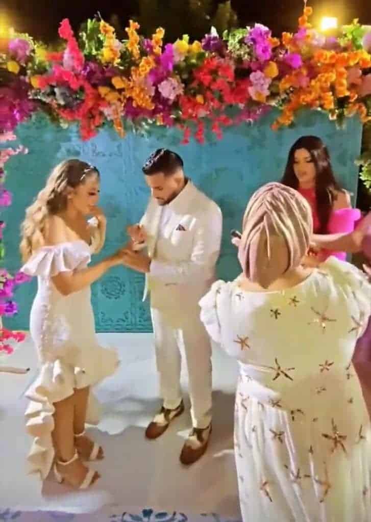 نجل محمد فؤاد وعروسته