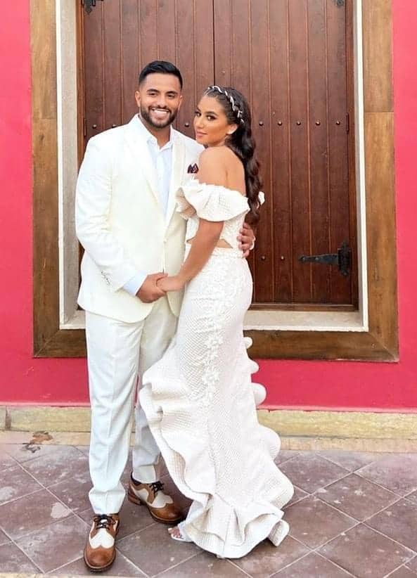  نجل محمد فؤاد وعروسته