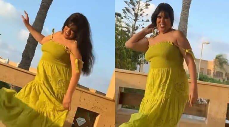 بالفستان الأصفر .. فيفي عبده بوصلة رقص جديدة ومتابعون: “خربتيها يا فيفي!” (شاهد) فيفي عبده ترقص على أغنية ماجد المهندس watanserb.com