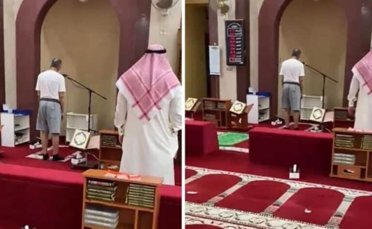 الكويت.. مؤذن يرفع الأذان بملابس غير لائقة ووزارة الأوقاف تتحرك (شاهد) إحالة مؤذن في الكويت للتحقيق watanserb.com