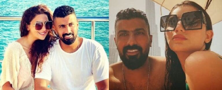 مي عمر ومحمد سامي في وصلة رقص رومانسية watanserb.com