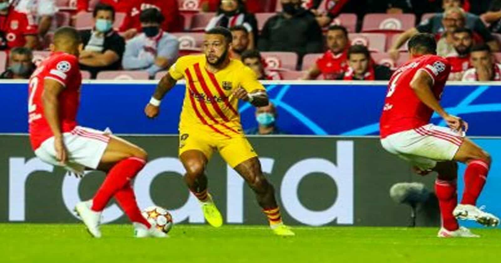 برشلونة يسقط أمام بنفيكا في دوري أبطال أوروبا بهزيمة ثقيلة (شاهد) برشلونة وبنفيكا watanserb.com