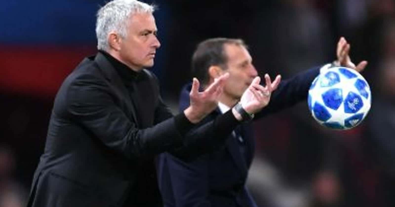 مورينيو يعادل رقم أليغري في سلسلة اللاهزيمة مع فريق روما الإيطالي مورينيو وفريق روما watanserb.com