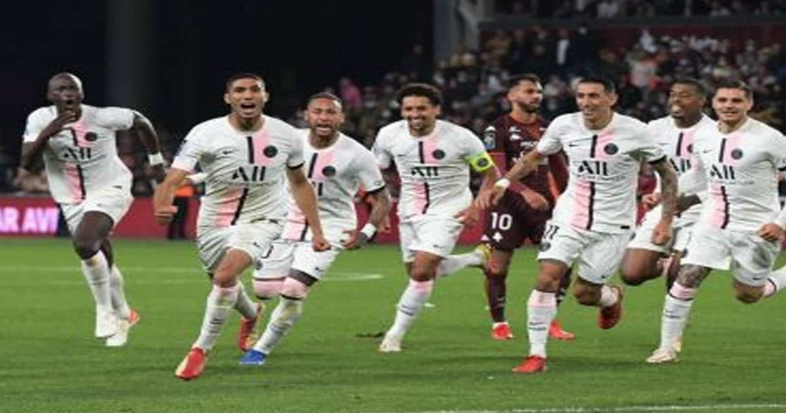 ترتيب الدوري الفرنسي بعد فوز باريس سان جيرمان على ميتز باريس سان جيرمان وميتز watanserb.com
