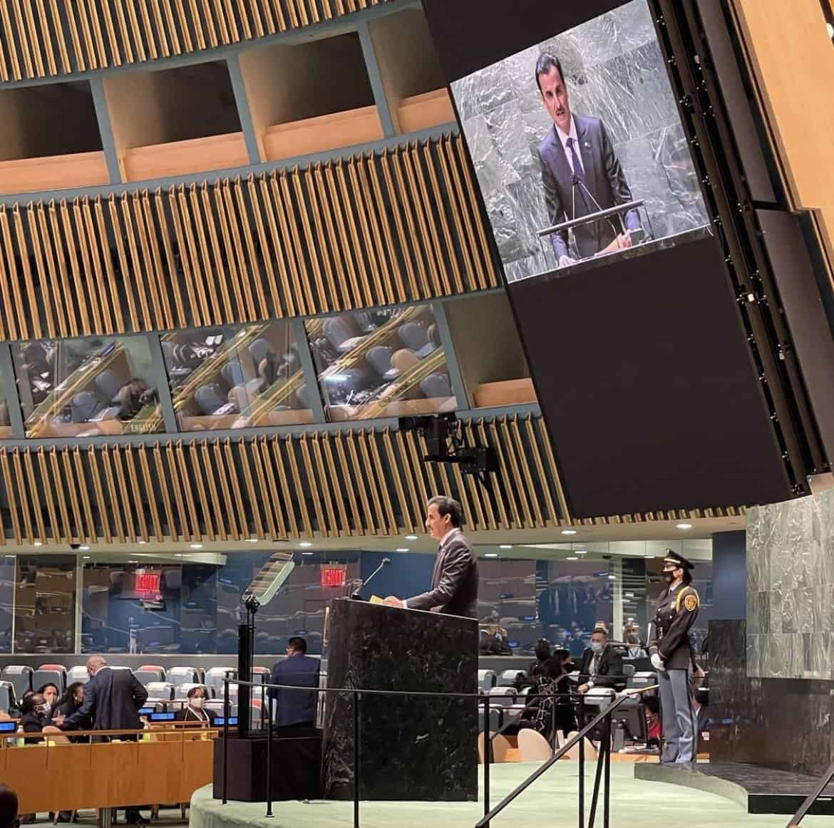 خطاب أمير قطر