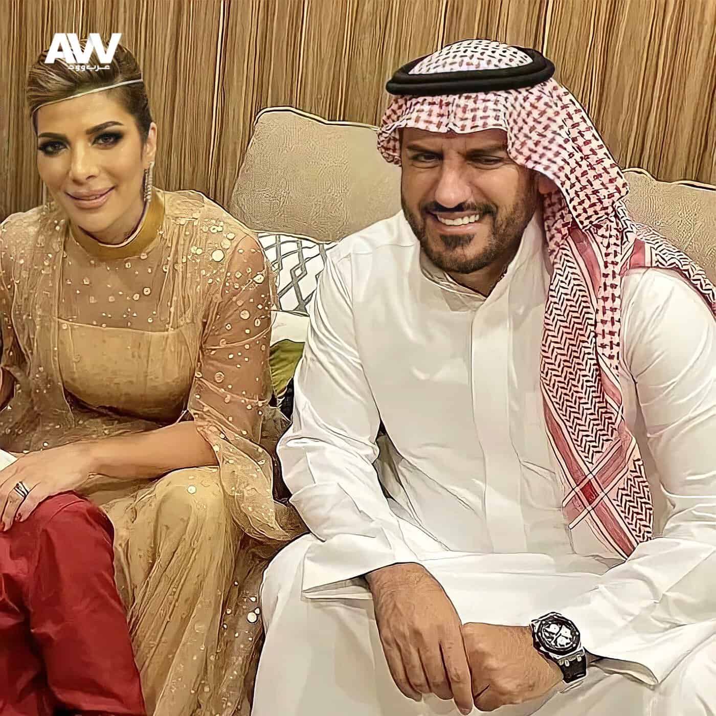 أصالة مع زوجها الجديد فائق حسن بعد عقد قرانهما