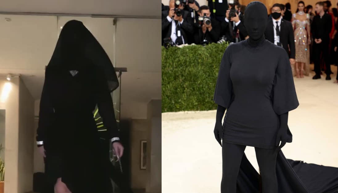 الراقصة جوهرة تقلد إطلالة النجمة العالمية كيم كارداشيان