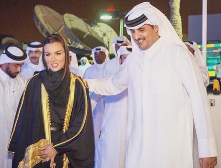 تميم بن حمد ووالدته