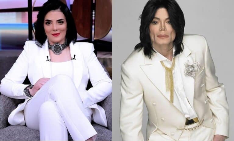 الجمهور يشبه حورية فرغلي بالنجم مايكل جاكسون watanserb.com