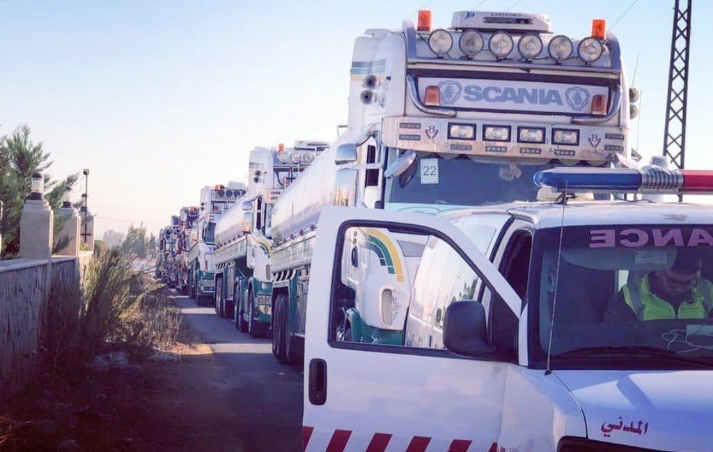 شاحنات الوقود الايراني