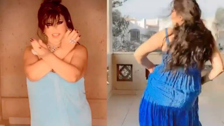 فيفي عبده تردّ على البلاغ ضدّها بفيديو رقص جديد بفستان أزرق فيفي عبده ترد على البلاغ ضدّ رقصها بـِ"المنشفة" بفيديو رقص جديد watanserb.com