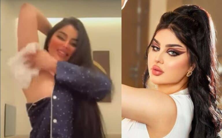 العراقية مودل شمس تمسح إبطها أمام الجمهور watanserb.com