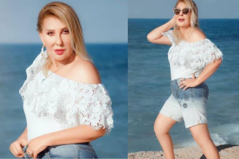 نادية الجندي تثير الجدل بـ(الشورت) على البحر وسمية الخشاب أول المعلقين نادية الجندي بالشورت على الشاطيء watanserb.com