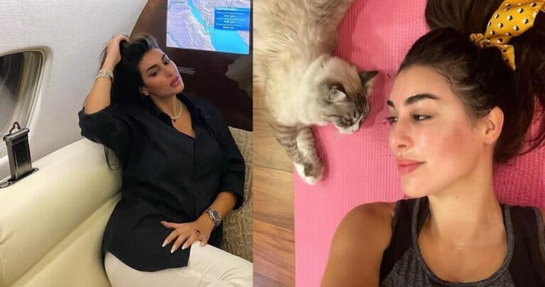 صورة ياسمين صبري لحظة استيقاظها من النوم في طائرتها تثير الجدل watanserb.com