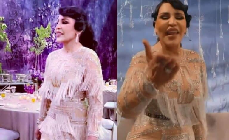 رقص أحلام بفستان شفاف يُشعل السوشيال ميديا watanserb.com