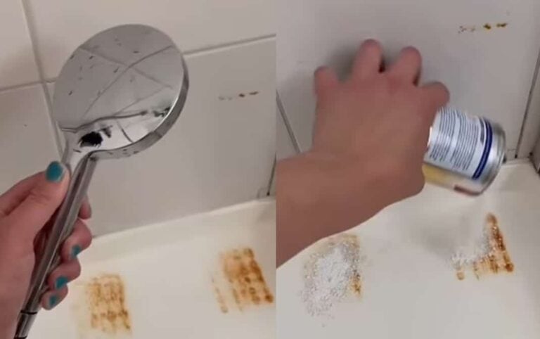 سر إزالة بقع الصدأ العنيدة من الحمام والمطبخ في ثوان (فيديو) طريقة إزالة بقع الصدأ العنيدة من الحمام والمطبخ watanserb.com